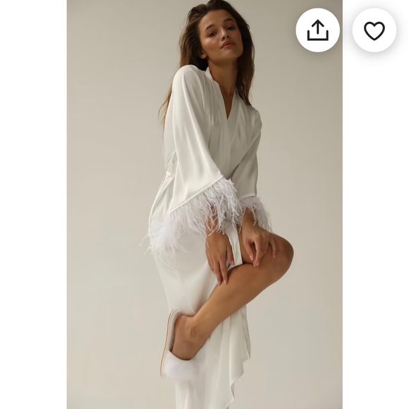 Bridal Satin Robe - Picture 2 of 5